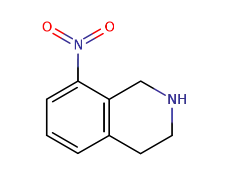 Molecular Structure of 791040-11-4 (8-Nitro-1,2,3,4-tetrahydroisoquinoline)