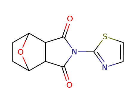 Molecular Structure of 16131-73-0 (2-(1,3-thiazol-2-yl)hexahydro-1H-4,7-epoxyisoindole-1,3(2H)-dione)