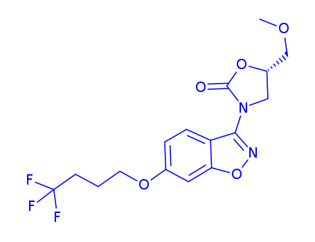 2-Oxazolidinone,5-(methoxymethyl)-3-[6-(4,4,4-trifluorobutoxy)-1,2-benzisoxazol-3-yl]-, (5S)-