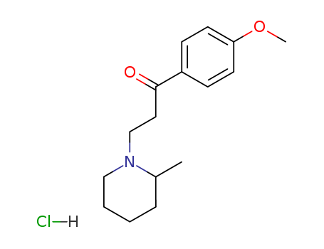 1-Propanone,1-(4-methoxyphenyl)-3-(2-methyl-1-piperidinyl)-, hydrochloride (1:1)