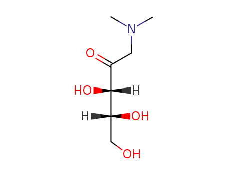 1-dimethylamino-3,4,5-trihydroxy-pentan-2-one