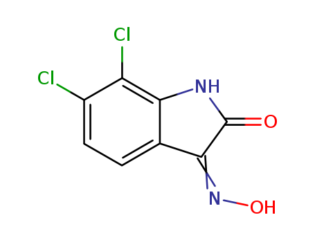 1H-Indole-2,3-dione,6,7-dichloro-, 3-oxime
