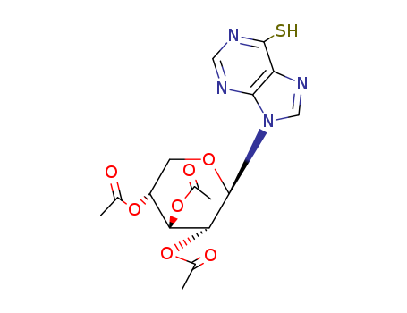 9H-Purine-6-thiol,9-b-D-xylopyranosyl-, 2',3',4'-triacetate(8CI) cas  18520-92-8