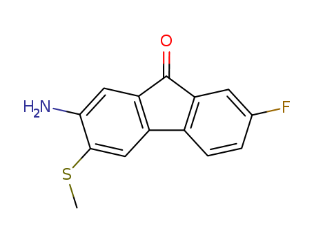 9H-Fluoren-9-one,2-amino-7-fluoro-3-(methylthio)- cas  16232-99-8