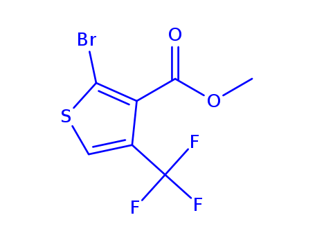 3-Thiophenecarboxylic acid, 2-bromo-4-(trifluoromethyl)-, methyl ester Methyl 2-bromo-4-(trifluoromethyl)thiophene-3-carboxylate(1853236-69-7)