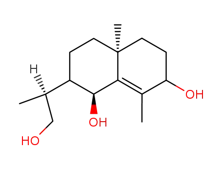 (1S,4aS)-2-((S)-2-Hydroxy-1-methyl-ethyl)-4a,8-dimethyl-1,2,3,4,4a,5,6,7-octahydro-naphthalene-1,7-diol