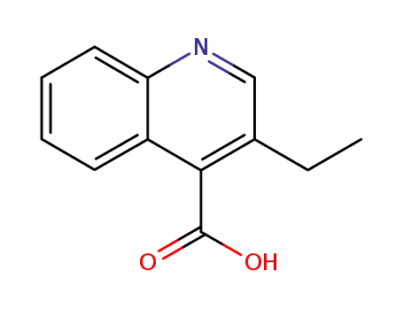 Molecular Structure of 1873-52-5 (3-ethylquinoline-4-carboxylic acid)