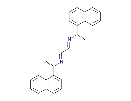 Molecular Structure of 141734-24-9 (N,N'-bis[(S)-1-naphthyl-ethyl]ethanediimine)