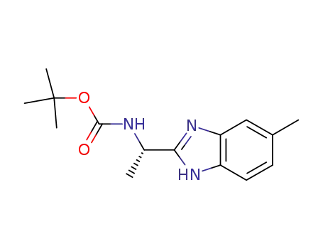 (S)-[1-(5-methyl-1H-benzoimidazol-2-yl)-ethyl]-carbamic acid tert-butyl ester