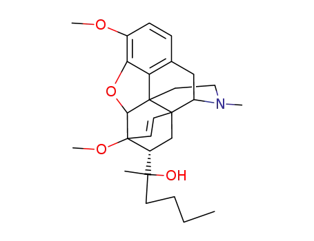 (2R)-2-[(5alpha,18R)-3,6-dimethoxy-17-methyl-7,8-didehydro-18,19-dihydro-4,5-epoxy-6,14-ethenomorphinan-18-yl]hexan-2-ol