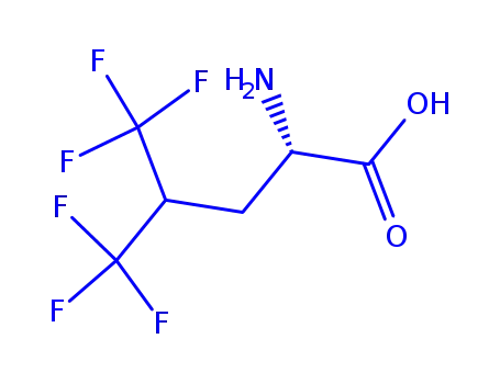 Molecular Structure of 149560-64-5 ((S)-5,5,5,5',5',5'-hexafluoroleucine)