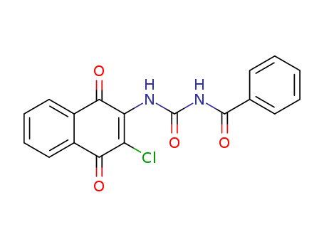 Benzamide,N-[[(3-chloro-1,4-dihydro-1,4-dioxo-2-naphthalenyl)amino]carbonyl]- cas  16223-53-3