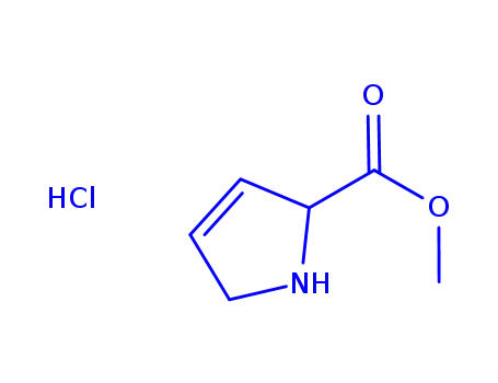 Molecular Structure of 186145-08-4 (3,4-DEHYDRO-L-PROLINE METHYL ESTER HYDROCHLORIDE)