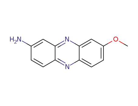 Molecular Structure of 18450-21-0 (2-Amino-8-methoxyphenazine)