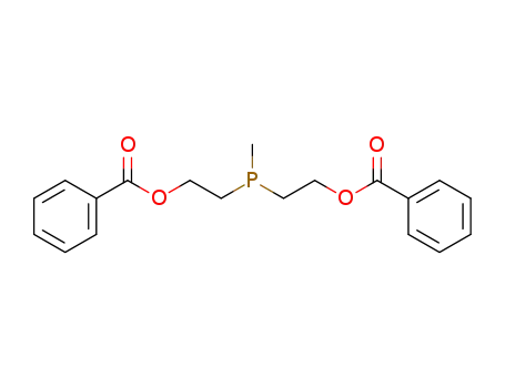 Molecular Structure of 18417-99-7 ((methylphosphanediyl)diethane-2,1-diyl dibenzoate)