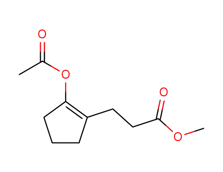 3-(2-Acetoxy-1-cyclopentenyl)-propionsaeure-methylester