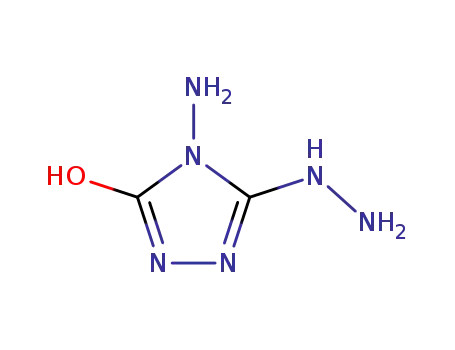 Molecular Structure of 1614-07-9 (4-amino-5-hydrazinyl-2,4-dihydro-3H-1,2,4-triazol-3-one)