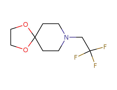 1,4-Dioxa-8-azaspiro[4.5]decane, 8-(2,2,2-trifluoroethyl)-