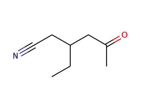 Hexanenitrile,3-ethyl-5-oxo-