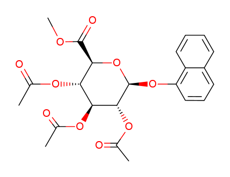 1-Naphthol 2,3,4-Tri-O-acetyl-b-D-glucuronide Methyl Ester