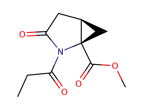 (+)-(2R,3R)-N-propionyl-2,3-methanopyroglutamic acid methyl ester