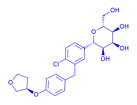 (2R,3R,4R,5S,6R)-2-(4-chloro-3-(4-(((S)-tetrahydrofuran-3-yl)oxy)benzyl)phenyl)-6-(hydroxymethyl)tetrahydro-2H-pyran-3,4,5-triol