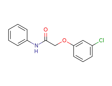Molecular Structure of 18705-06-1 (2-(3-chlorophenoxy)-N-phenylacetamide)