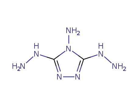 Molecular Structure of 1614-08-0 (3,5-dihydrazinyl-4H-1,2,4-triazol-4-amine)