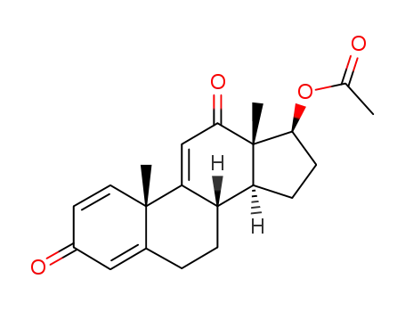 3,12-Dioxo-17β-acetoxy-Δ<sup>1,4,9(11)</sup>-androstatrien
