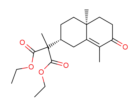 <i>rac</i>-11-methyl-3-oxo-eudesm-4-ene-12,13-dioic acid diethyl ester