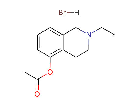 1,2,3,4-TETRAHYDRO-2-ETHYL-5-ISOQUINOLINOL ACETATE HBRCAS