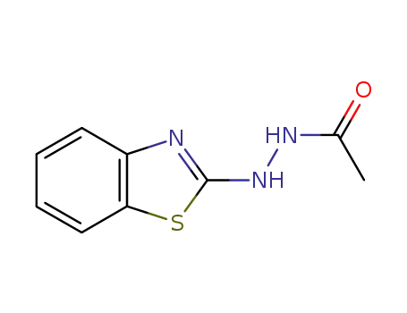 Molecular Structure of 18672-63-4 (Acetic acid, 2-(2-benzothiazolyl)hydrazide (6CI,8CI,9CI))