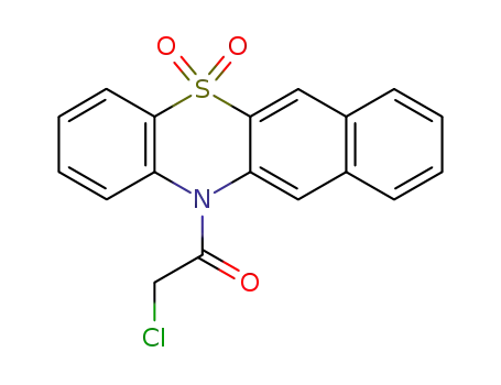 2-Chloro-1-(5,5-dioxido-12h-benzo[b]phenothiazin-12-yl)ethanone