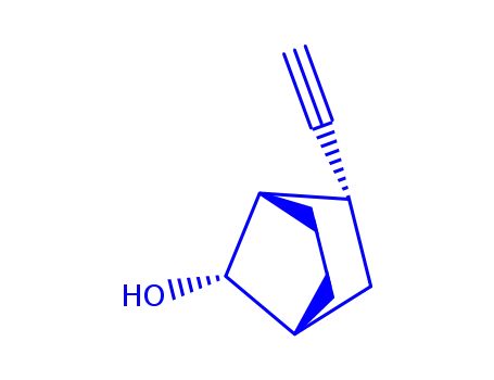 Molecular Structure of 184024-15-5 (Bicyclo[2.2.1]heptan-7-ol, 2-ethynyl-, (endo,syn)- (9CI))
