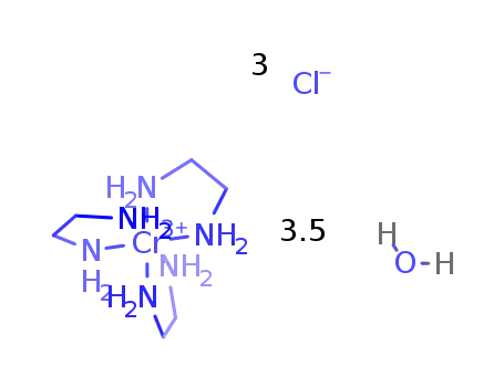 Molecular Structure of 16165-32-5 (TRIS(ETHYLENEDIAMINE)CHROMIUM (III) CHLORIDE)