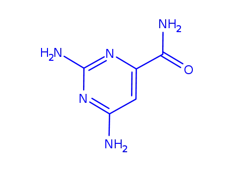 Molecular Structure of 18620-82-1 (2,6-diaminopyrimidine-4-carboxamide)