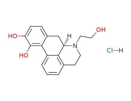 (-)-N-Hydroxyethylnorapomorphine hydrochloride