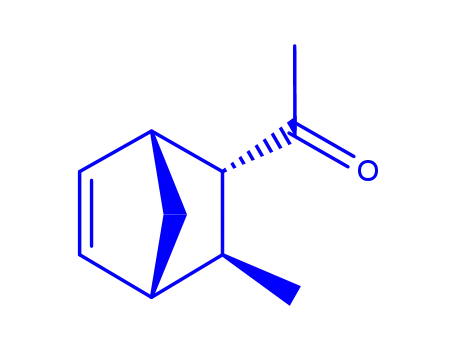 Molecular Structure of 161814-11-5 (Ethanone, 1-[(1R,2R,3S,4S)-3-methylbicyclo[2.2.1]hept-5-en-2-yl]- (9CI))