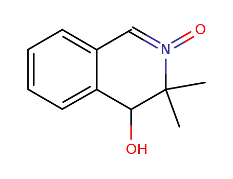 Molecular Structure of 184375-93-7 (3,3-dimethyl-2-oxido-4H-isoquinolin-4-ol)