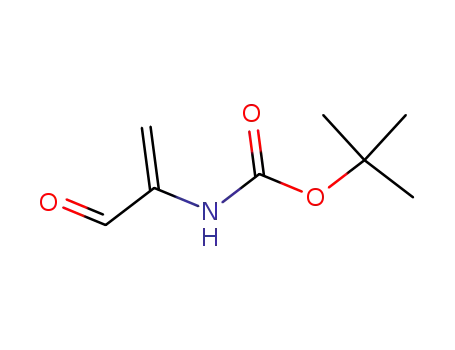 Molecular Structure of 186795-56-2 (Carbamic acid, (1-formylethenyl)-, 1,1-dimethylethyl ester (9CI))