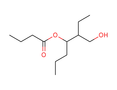 3-(Hydroxymethyl)heptan-4-yl butanoate