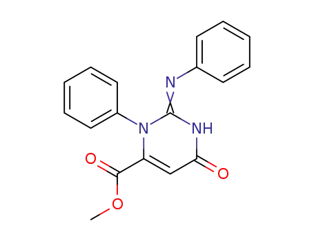 1,2,3,6-テトラヒドロ-6-オキソ-3-フェニル-2-(フェニルイミノ)-4-ピリミジンカルボン酸メチル