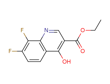 7,8- 디 플루오로 -4- 히드 록시 퀴놀린 -3- 카르 복실 산 에틸 에스테르