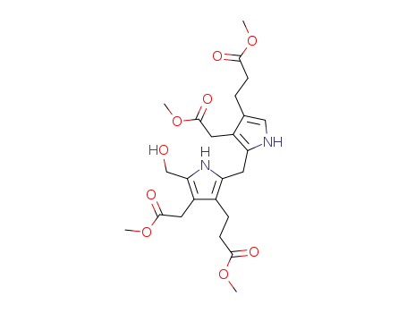 3-{5-Hydroxymethyl-2-[4-(2-methoxycarbonyl-ethyl)-3-methoxycarbonylmethyl-1H-pyrrol-2-ylmethyl]-4-methoxycarbonylmethyl-1H-pyrrol-3-yl}-propionic acid methyl ester