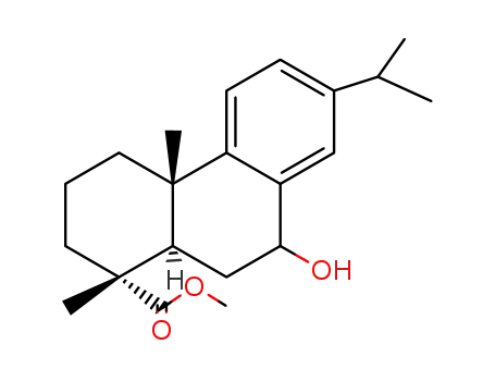Molecular Structure of 369387-06-4 (methyl 7-hydroxy-13-isopropylpodocarpe-8,11,13-trien-15-oate)