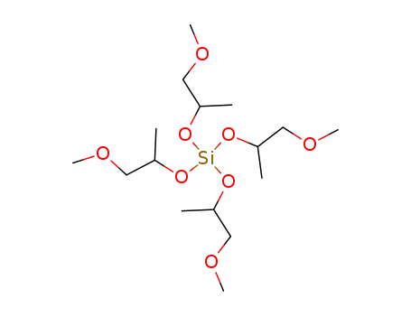 Molecular Structure of 18407-95-9 (TETRAKIS(1-METHOXY-2-PROPOXY)SILANE)