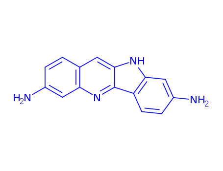 Molecular Structure of 161622-27-1 (10H-Quindoline-3,8-diamine)