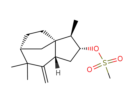 Methanesulfonic acid (2R,3R,3aR,6R,8aS)-3,7,7-trimethyl-8-methylene-octahydro-3a,6-methano-azulen-2-yl ester