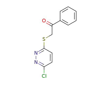 α-[(6-Chloropyridazin-3-yl)thio]acetophenone