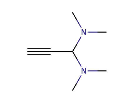 Molecular Structure of 187390-23-4 (2-Propyne-1,1-diamine,N,N,N,N-tetramethyl-(9CI))